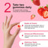 Vceeoy Gummies B6, B12, E,100% Sugar,60 Gummies Multivitamin for Women, Womens Multivitamin with Minerals, Biotin +