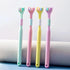 4-Piece Set of 3-Sided Toothbrush for Adults, Soft Bristle for Comprehensive Care, Youth & Teenagers (Pink, Yellow,