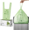 SUPERBIO 30 Count 13 Gallon Compostable Kitchen Waste Bags, Heavy Duty Food Scrap Bags Certified by BPI