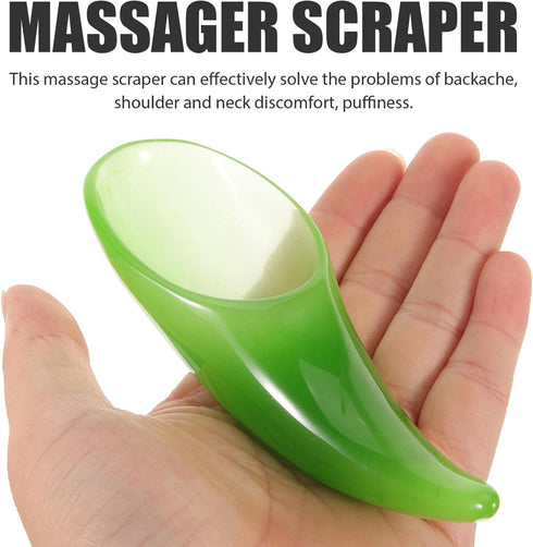 Handheld Muscle Scraper Tool for Neck and Shoulder Gua Board for Body Massage Improves Circulation and Muscles Horn