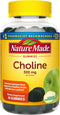 Nature Made Choline Supplements, 40 Vegan Gummies - Supports Liver Health, Nervous System & Brain Health