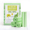 Jaoul Trash Bags 1.2 Gallon, Strong & Unscented Mini Garbage Bags for Kitchen, Bathroom, Office, Green, 80 Counts