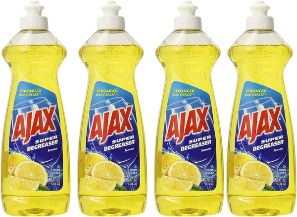 Ajax AC1388, Dishwashing Liquid, 4 PACK