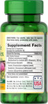 Puritan's Pride Milk Thistle Liver Complex, Supports Healthy Liver Function, 90 Count, White