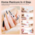 Lavender Violets Dip Powder Liquid Set, Activator, Base Top Coat, Nail File Necessary Tools for Dipping