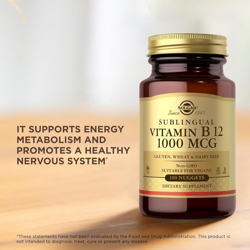 Solgar B-12 Nuggets, 1000 mcg, 100 Pellets