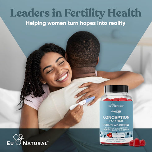 Conception for Her Fertility Gummies with Myo Inositol, Folate & More, 75 ct Gummies