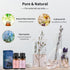 BURIBURI Lotus and Peony Essential Oils Gifts Set - 2 Pack, 100% Pure Natural Flower Diffuser Oil for Massage, Soap