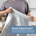 15-18 Gallon Drawstring Trash Bags, 102 Count Ultra Large Trash Can Liners, Heavy Duty Strong White Plastic Bags