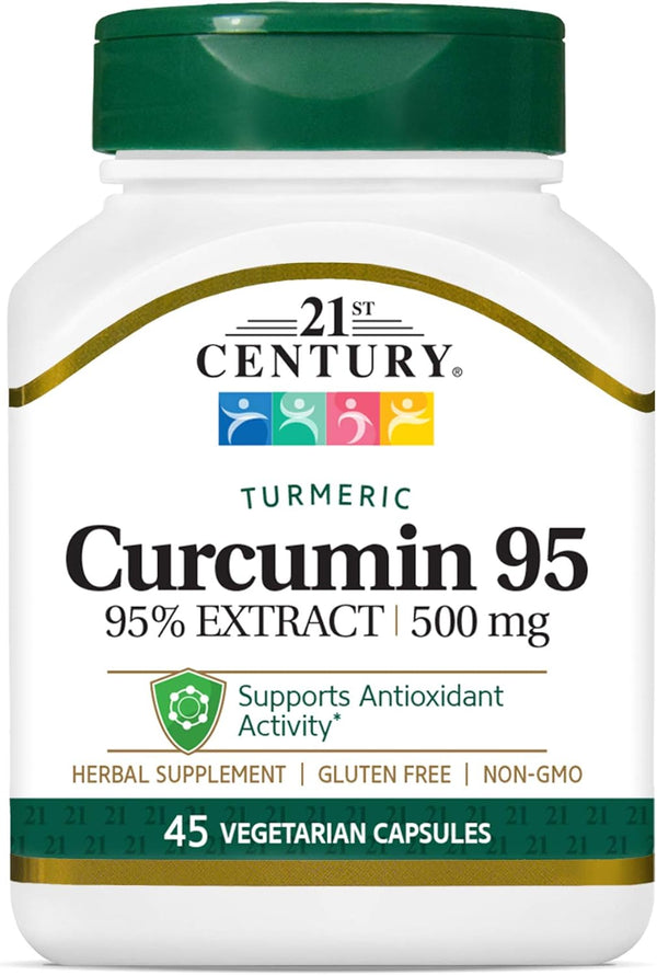 21st Century Curcumin 95 Herbal Supplements, 45 Count