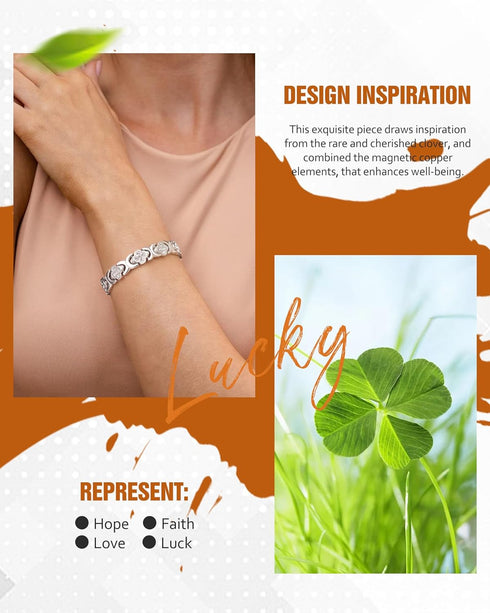 Jecanori Copper Bracelets for Women, Effective Pure Copper Magnetic Bracelet for Pain Relief with 3500 Gauss Magnets