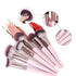 Makeup Brushes with Case, MAANGE 18 Pcs Professional Synthetic Brush Set, Foundation, Blush, Eyeshadow Kit (Pinkgold)