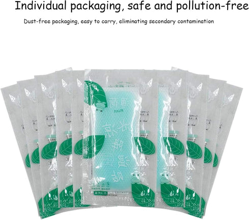 Cooling Gel Patches, 40 Sheets, Cooling Forehead Strips, Relieve Headache, Toothache Pain, Muscle Ache, Fatigue, Mint