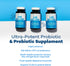 GOBIOTIX 100 Billion Digestive Enzymes Supplement, Probiotics Multivitamin, Prebiotic Fiber Blend - 30 Capsules