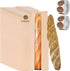 PEOKPIPLE Bread Bags for Homemade Bread with 1000 Labels, 120-Pack 4.5 x 2.5