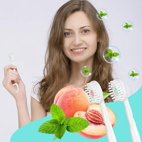 YJFHHH 5 1 12 Pack in Disposable Mini Toothbrushes with Toothpaste Tongue Scraper Floss Pick Prepasted Travel