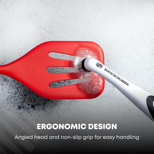 SonicScrubber Household Cleaning Brush Power Scrubber - Electric Spin Scrubber Brush for Home, Kitchen & Bathroom