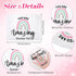 Reginary 50 Pcs Inspirational Gifts Bulk for Women Cosmetic Bag EVA You Are Braver Awesome Makeup Bag Mini Toiletry Bag with Zipper Encouragement Birthday Gift for Friend (You Are Amazing)
