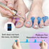 SUNFATT Toe Separators for Women, Soft Gel Pedicure Toe Spacers, Easy Finger and Toenail Polish Grooming Kit.