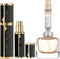 5ml Mini Portable Refillable Perfume Spray Bottle - Genuine Leather Shell, Great for Travel