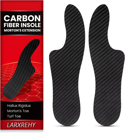 Carbon Fiber Insole(1 Pair): Rigid Shoe Insert for Men & Women -