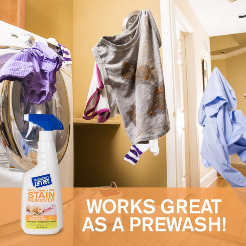 Motsenbocker's Lift Off 22-Ounce Stain Remover Spray - Eliminates Tough Food, Drink, and Pet Stains