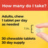 Nature Made Chewable 5HTP 100mg, 30 Tablets, Mood Support Supplement, 30 Day Supply