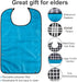 VOPHIA Washable Adult Bibs for Women - Reusable Waterproof Clothing Protector with Crumb Catcher Option