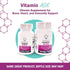 ADK Vitamin Supplement - Enhanced Bone Health with High Potency Vitamins A, D3, K2, 60 Capsules (Pack of 2)
