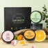 4 Pcs Clay Facial Mask Set - 240g Turmeric, Vitamin C, Green Tea, Dead Sea Mud, and Rose Clay for Deep Cleansing &