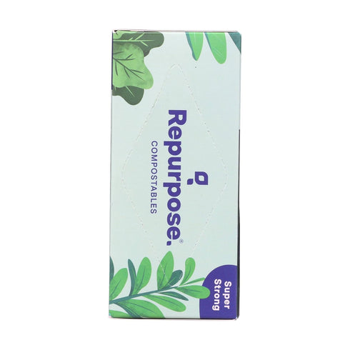 Repurpose Compostables 3 Gallon, 25 Count, 11 Liter Super Strong Compostable Trash Bags, BPI Certified