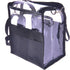 Trave Medium Makeup Brush Buddy - Cosmetic Kits Storage Organizer Bag with 4 Dividers & Shoulder Straps