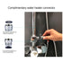Water Flosser for Family Use, 3 Jet Tips & 3 Toothbrush for Faucet & Shower, Non-Electric Oral Irrigator, Dental Care