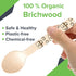 Perfect Stix Sucre Shop Marshmallow Spoon, 48 Wooden Cutlery Spoons with Hot Cocoa Print, Pack of 48