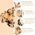 WILLBOND 6 Pieces Medium Hair Claw Clips for Thin Hair, 2.6 Inch Tortoise Shell Clip Banana Jaw Hairpin Barrettes for