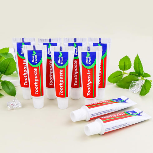 30 pcs Travel Size Toothpaste Bulk, 0.88oz/25 Grams Mini Disposable Toothpaste for Hotel, Guests, Charity