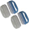 NewFerU Nail Brushes X 4 for Cleaning Hand Finger Foot Toe, Small Scrubber Cleaner with Handle for Manicure