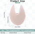 Tucnoeu 1 3.54 3.15inch Pair Soft Ballet Toe Pads Foot Care Toe x High Heels Toes Caps Toes Pads for Pointe