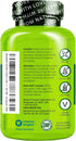 NATURELO Vitamin C Vegan Supplement with Organic Acerola Cherry Extract, 500 mg VIT C per Cap, 90 Capsules