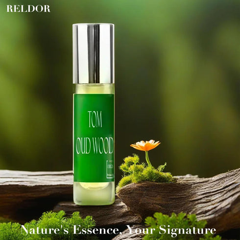Mens Cologne: Wooded Oriental Roll-On Perfume for Men - Long Lasting Fragrance