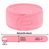 Whaline 4 PCS Spa Headband, Makeup Hair Band, Stretch Terry Cloth for Sport Yoga Shower (Pink)