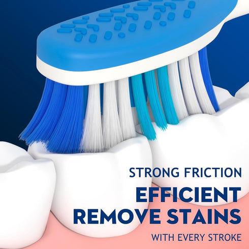ZGYXQXJT Teeth6pack Adult Hard bristled Manual Toothbrush with Excellent Cleaning Effect, Equipped with Tongue Coating