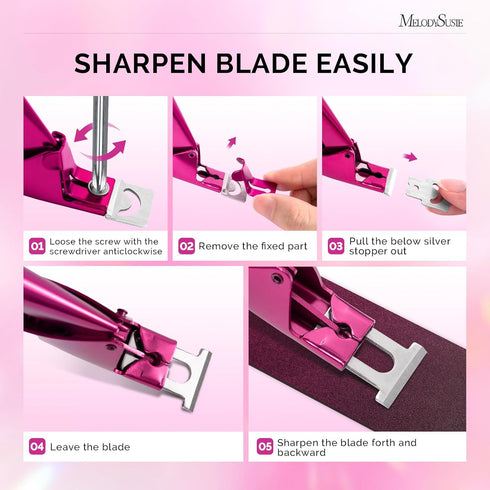 MelodySusie Acrylic Nail Clippers | Professional Nail Clippers for Acrylic Nails, Adjustable Stainless Nail Trimmer,
