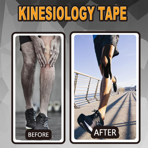 Tape,2Roll Tape,|3in 5.5yd|Medical Kinesiology Waterproof Muscle Support Adhesive Sport x Grade Cotton Elastic Athletic