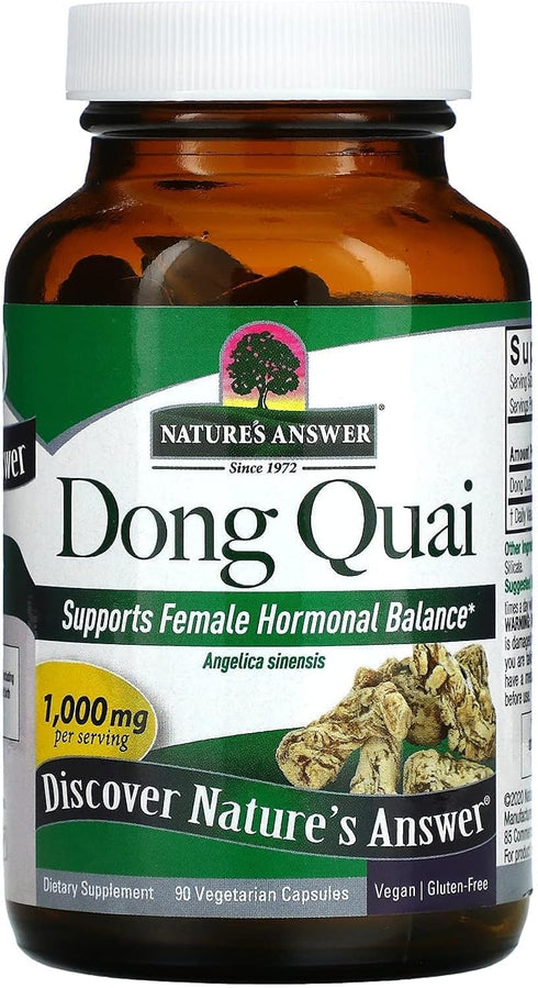 Nature's Answer Dong Quai Root 1000mg | Dietary Supplement for Female Hormone Balance