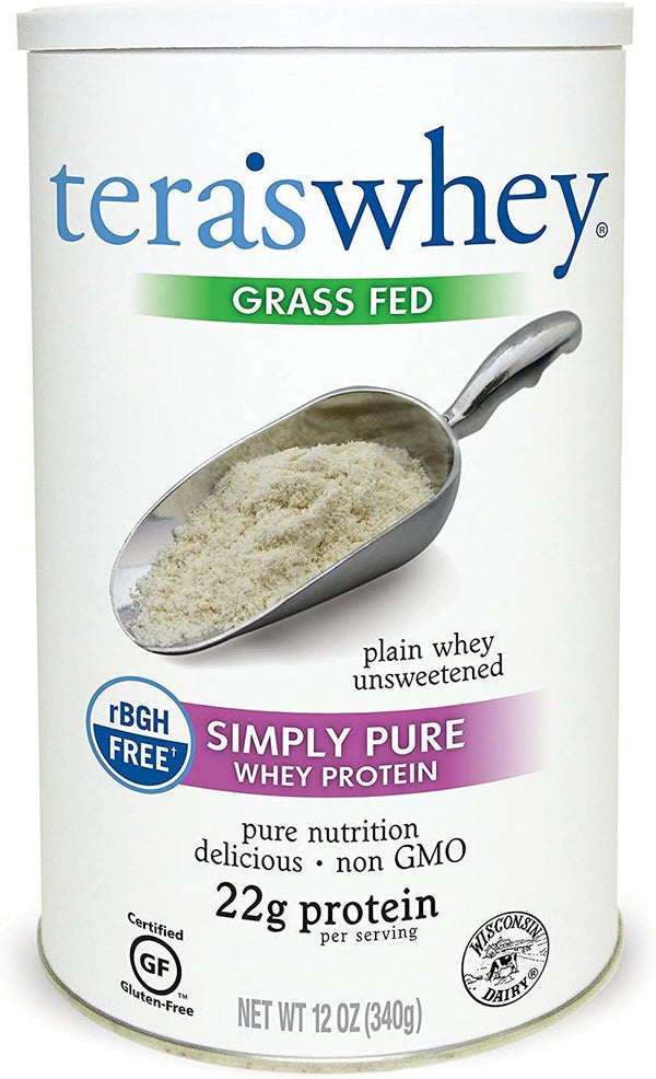 Tera's Whey Protein, Plain Unsweetened, 12 oz