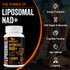 1300 MG Liposomal NAD+ Supplement, 120 Count, Highest Absorption for Aging Defense & Longevity