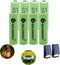 GEILIENERGY NiMH AA 600mAh 1.2V Rechargeable Batteries, 8 Pack for Solar Lights