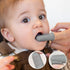 haakaa Silicone Baby Finger Toothbrush, Oral Care for Infants, Soft Food Grade Silicone, 0 Months+, 2 Pack, Blush