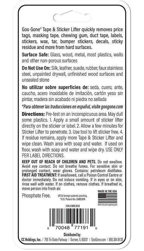 Sticker Lifter, 2 Oz.